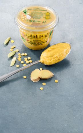 Le Houmous lentille jaune gingembre citronelle & cardamome BIO