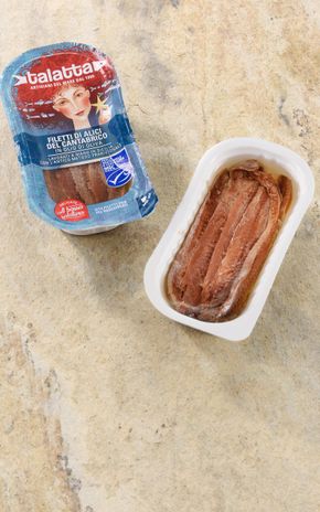 Les Filets d’anchois de Cantabrie à l’huile d’olive "Talatta"
