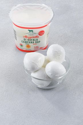Les Ovolines de mozzarella di bufala campana DOP