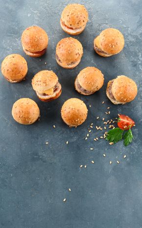 Les Mini cheeseburgers
