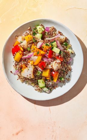 La Salade de Quinoa Haddock Croquant