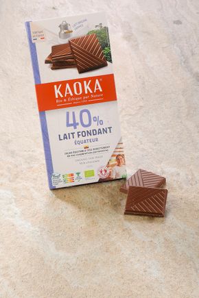Le Chocolat au lait fondant 40% BIO