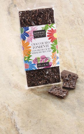 Le Chocolat noir aux fèves de cacao de Madagascar et au sel