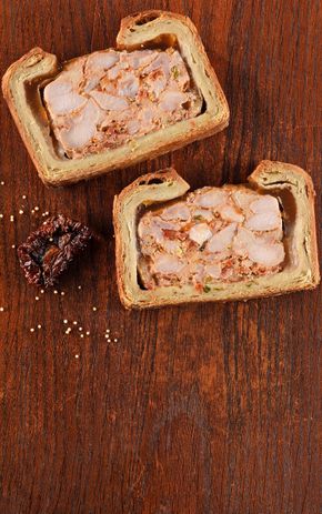 Le Pâté croûte poulet et tomates séchées