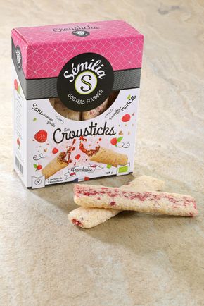 Les Crousticks framboise Bio
