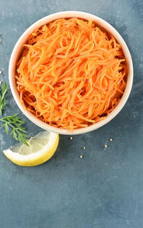 Les Carottes râpées au jus de citron BIO