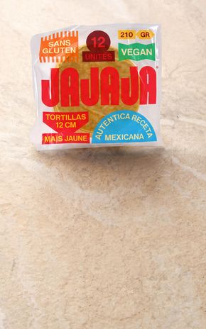 Les Tortillas de maïs jaune sans gluten