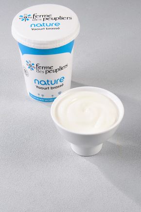 Le Yaourt brassé nature "La Ferme des Peupliers"
