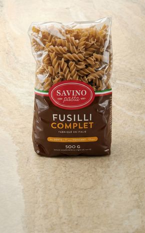 Les Fusilli au blé complet