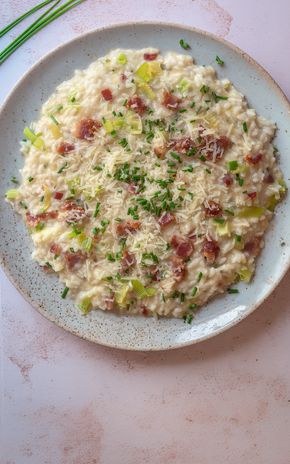 Le Risotto au cantal AOP & lardons
