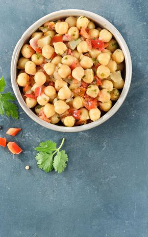 La Salade de pois chiches à l'orientale  BIO