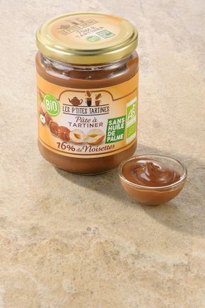 La Pâte à tartiner BIO sans huile de palme