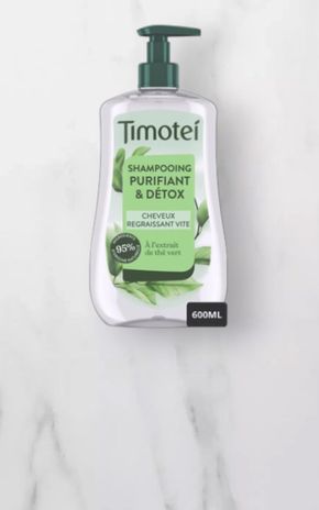 Le Shampoing purifiant et détox XL "Timotei"