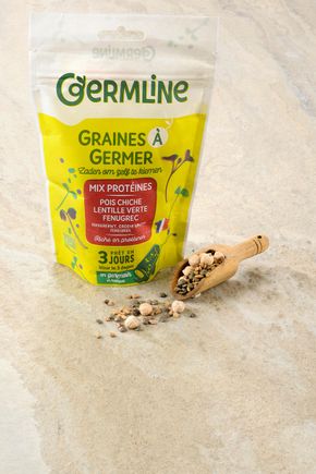 les Graines à germer mix protéines (pois chiche, lentille, fenugrec) BIO