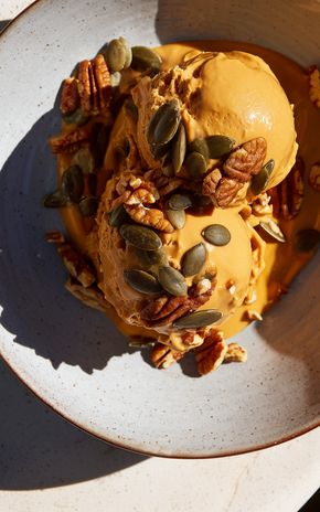Glace spice pumpkin