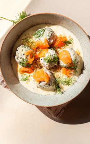 Les Gnudi ricotta-aneth au saumon fumé