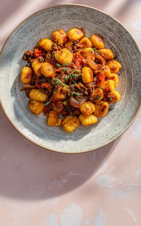 Les Gnocchis à la bolognaise
