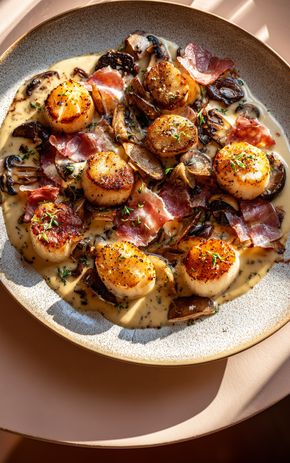 Les Saint-Jacques à la forestière