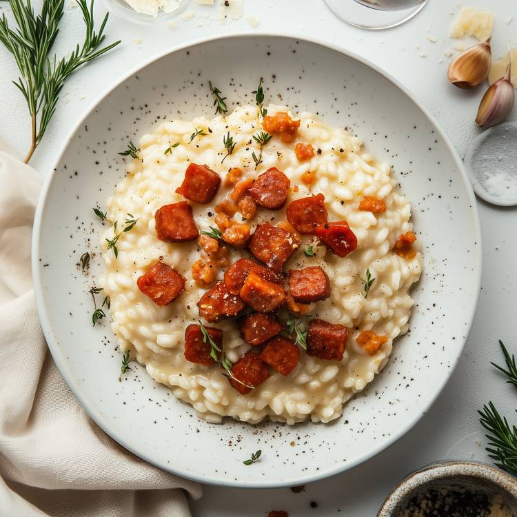 Le Risotto au chorizo