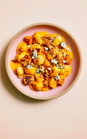 Les Gnocchis, crème de butternut au bleu
