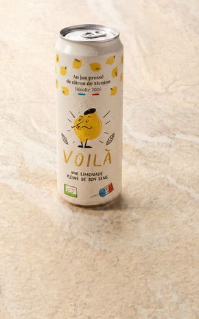 La Limonade au jus pressé de Citron de Menton IGP BIO