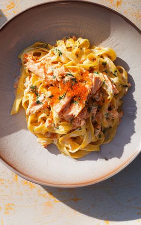 Les Tagliatelles au saumon