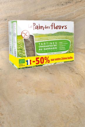 Les Tartines craquantes au sarrasin  BIO et sans gluten